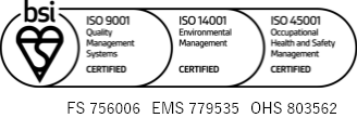 bsi ISO9001 ISO14001 ISO45001